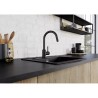 BLANCO batria MIDA-S czarny mat 526653