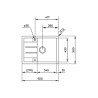 TEKA zlew ASTRAL 45B-TG ONYX 40143518- wyprzedaż ekspozycji