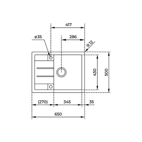 TEKA zlew ASTRAL 45B-TG ONYX 40143518- wyprzedaż ekspozycji