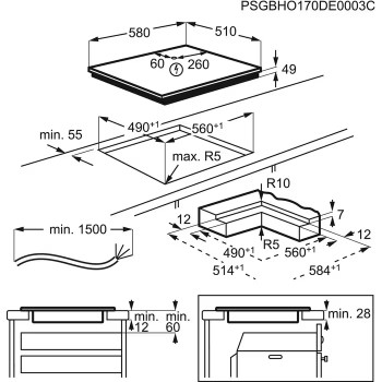 ELECTROLUX płyta indukcyjna KIV634I