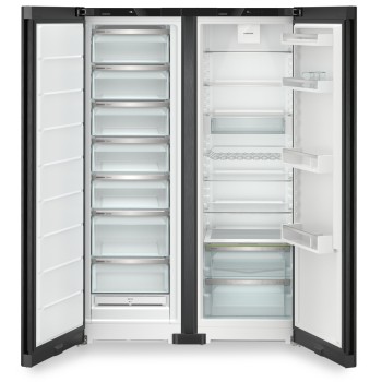 LIEBHERR - Zestaw wolnostojący Side - by - Side, lodówka + zamrażarka Plus EasyFresh NoFrost XRFbd 5220
