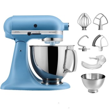 KitchenAid - Artisan - Mikser planetarny niebieski mat 5KSM175PSEVB