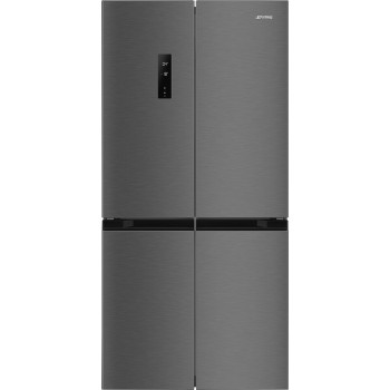 Smeg - Lodówka wolnostojąca czterodrzwiowa Dark Grey Inox-look z linii Universal FQI48KD