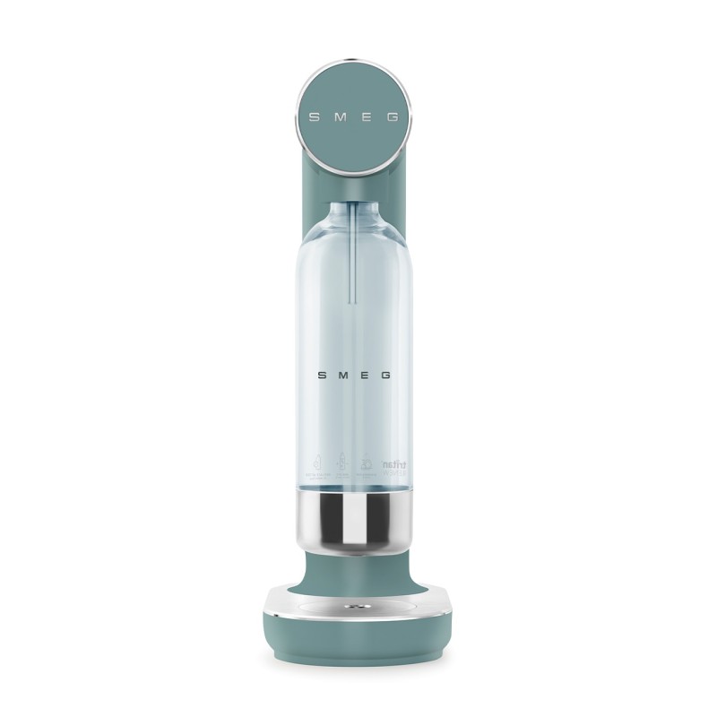 Smeg- saturator do wody gazowanej szmaragdowy mat SKC01EGM
