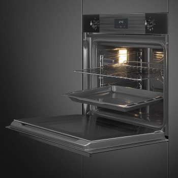 Smeg- Piekarnik z serii Linea czarny SF6100VB3
