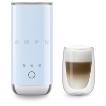 Smeg spieniacz do mleka pastelowy błękit MFF02PBEU