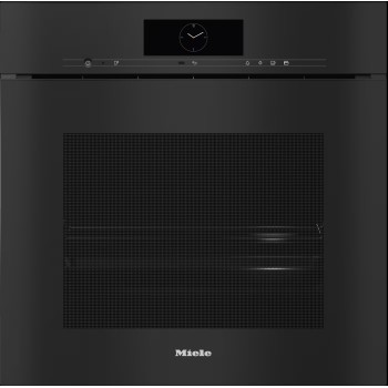 Miele - Bezuchwytowy piekarnik parowy z przyłączem do wody i odpływu DGC7865 X  ObsidianBlack- -wyprzedaż ekspozycji