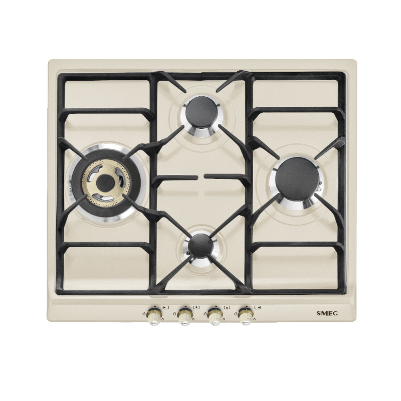 Smeg - Płyta gazowa 60cm z linii Cortina, SR764PO