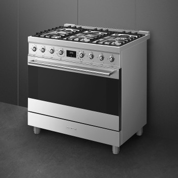 Smeg - Kuchnia wolnostojąca 90cm, C9GMX2+ blender GRATIS