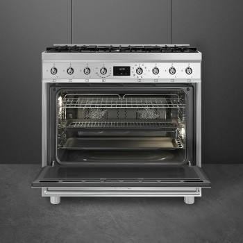 Smeg - Kuchnia wolnostojąca 90cm, C9GMX2+ blender GRATIS