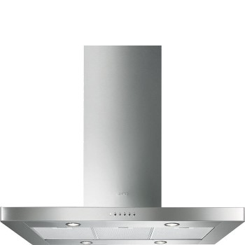 Smeg - Wyspowy okap kuchenny 90cm z linii Universal, KI90XE