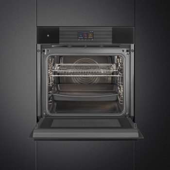 Smeg - Piekarnik Galileo SpeedwaveXL - Czarny SO6104M2PB3
