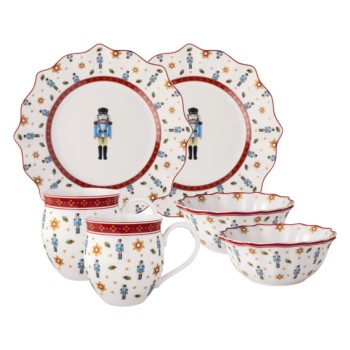 Villeroy & Boch - Toy's Delight - Śniadanie dla dwojga zestaw "Dziadek do orzechów" 14-8585-7287