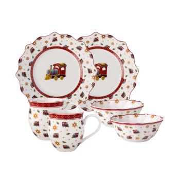 Villeroy & Boch - Toy's Delight - Śniadanie dla dwojga zestaw "Lokomotywa" 14-8585-7288