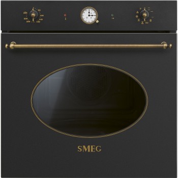 Smeg - Piekarnik 60 cm z linii Coloniale Antracytowy, SFP68C1TAO