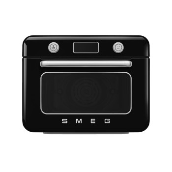 Smeg - Piekarnik nablatowy Galileo z funkcją pary z linii 50's Style czarny, COF01BLEU