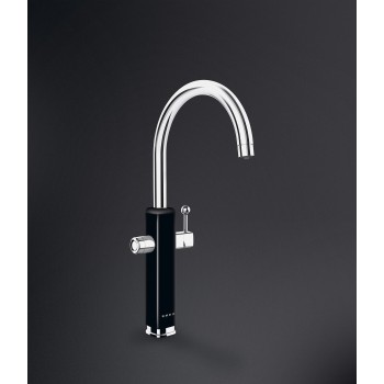 Smeg - Bateria kuchenna czarna z linii 50's Style, MAF50BL