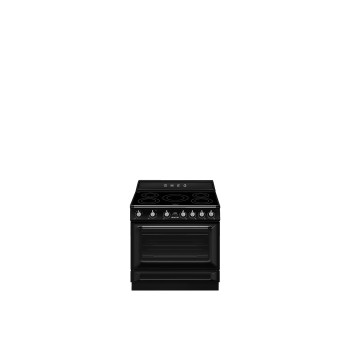 Smeg - Kuchnia wolnostojąca z płytą indukcyjną 90x60 cm z linii Victoria TR90IMBL + mikser GRATIS