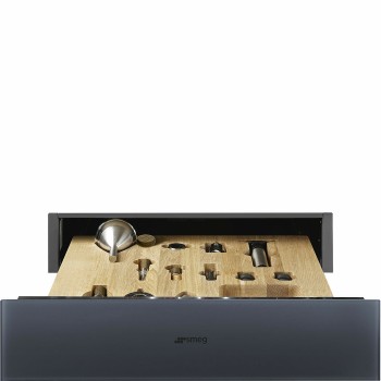 Smeg - Szuflada Sommeliera z linii Linea Aesthetic,  NeptuneGrey, CPS115G