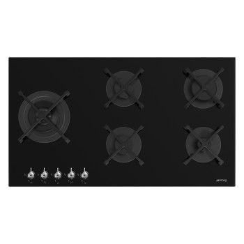 Smeg - Gazowa płyta kuchenna 90 cm z linii Classica PV395LN
