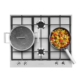 Smeg - Gazowa płyta kuchenna 60 cm z linii  Classica  PX364L