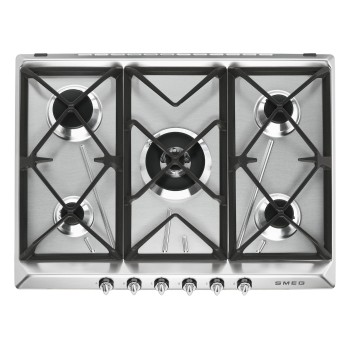 Smeg - Gazowa płyta kuchenna 70 cm z linii Victoria SR975XGH