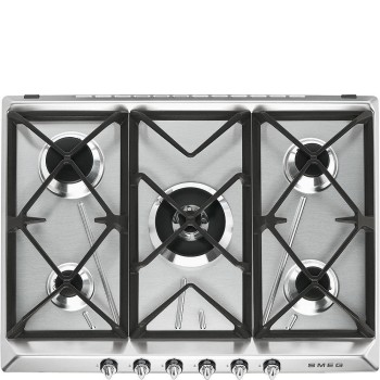 Smeg - Gazowa płyta kuchenna 70 cm z linii Victoria SR975XGH