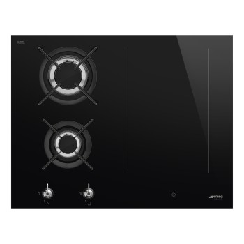 Smeg - Indukcyjno - gazowa płyta kuchenna 65cm z linii Classica PM3643D