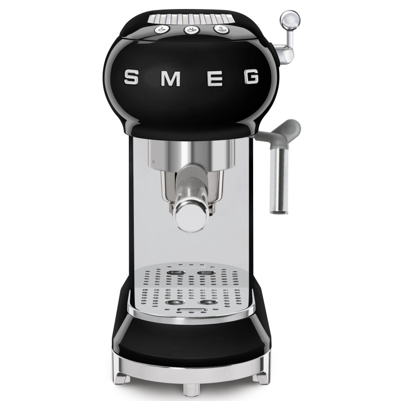 Smeg - Ekspres kolbowy, czarny ECF01BLEU