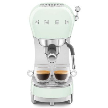 SMEG - Ekspres kolbowy, pastelowa zieleń ECF02PGEU