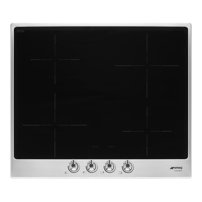 Smeg - Indukcyjna płyta kuchenna 60 cm z linii Classica SI364FXM