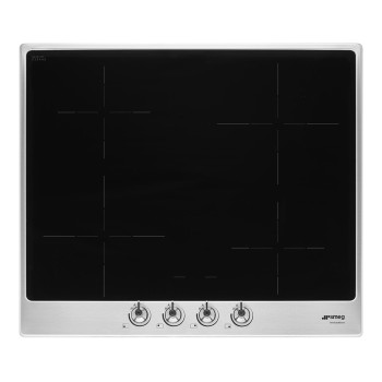 Smeg - Indukcyjna płyta kuchenna 60 cm z linii Classica SI364FXM