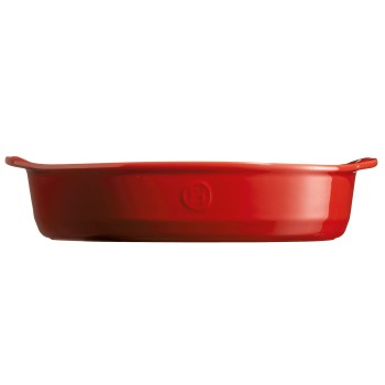 Emile Henry - Ceramiczne naczynie do zapiekania - 41x26cm - czerwony EH349054