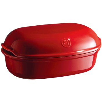 Emile Henry - Ceramiczna forma do wypieku chleba Artisan - 3,35L - czerwony EH349501