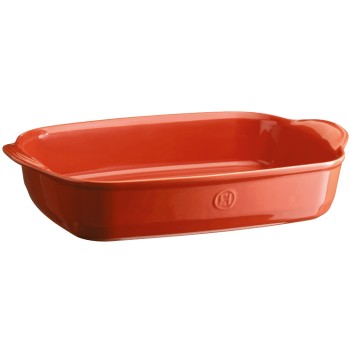 Emile Henry - Ceramiczne naczynie do zapiekania - 42,5x28cm - czerwony EH349654