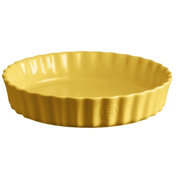 Emile Henry - Ceramiczne naczynie do tarty - 32 CM - żółty EH906032