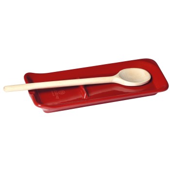 Emile Henry - Ceramiczna podstawka pod łyżkę- czerwony EH340262