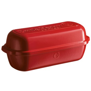 Emile Henry - Ceramiczna forma do pieczenia chleba 4,5L - czerwony EH349503