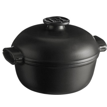 Emile Henry - Ceramiczny garnek na indukcję 2L- czarny EH779562