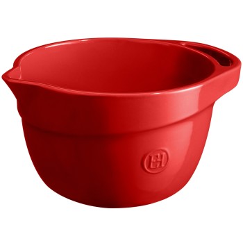Emile Henry - Ceramiczna misa do mieszania ciasta 3,5 l- czerwony EH346563