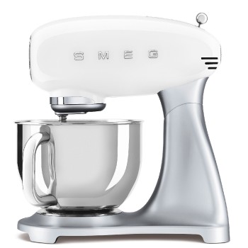 Smeg - Mikser planetarny Biały z linii 50's Style SMF04WHEU