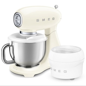 Smeg - Mikser planetarny Kremowy z linii 50's Style SMF05CREU