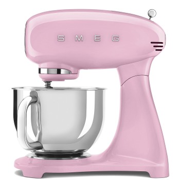 Smeg - Mikser planetarny Pastelowy róż z linii 50's Style SMF05PKEU