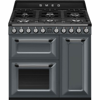 Smeg - Kuchnia wolnostojąca z płytą gazową 90x60 cm z linii Victoria TR93GR + mikser GRATIS