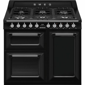 Smeg - Kuchnia wolnostojąca z płytą gazową 100x60 cm z linii Victoria TR103BL + mikser GRATIS