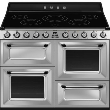 Smeg - Kuchnia wolnostojąca z płytą indukcyjną 110x60 cm z linii Victoria TR4110IX2 + mikser GRATIS