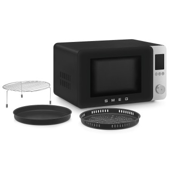 Smeg -  kuchenka mikrofalowa MOC01BLMEU