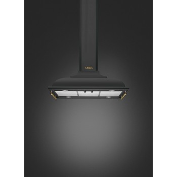 Smeg - Wyspowy okap kuchenny 90 cm z linii Cortina KCI19AOE