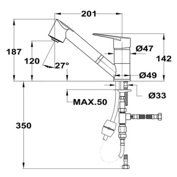 TEKA BATERIA MTN979 CHROM 116040001