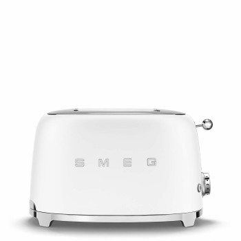 Smeg - Toster na 2 kromki, biały mat z linii 50's Style TSF01WHMEU